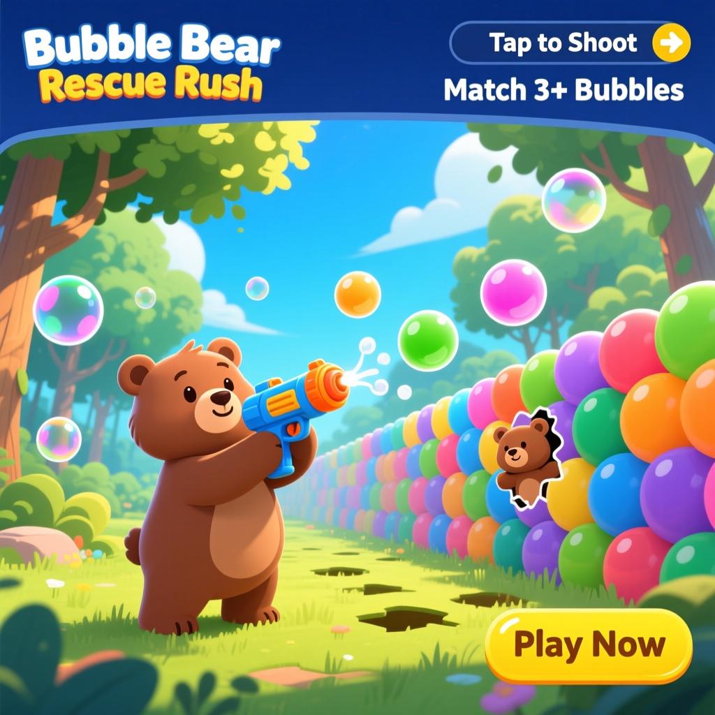 Bubble Bear Rescue Rush
