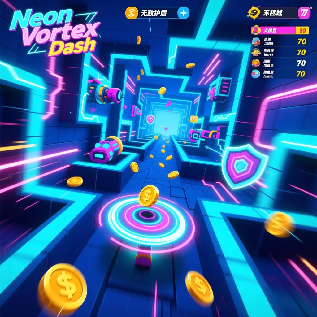Neon Vortex Dash