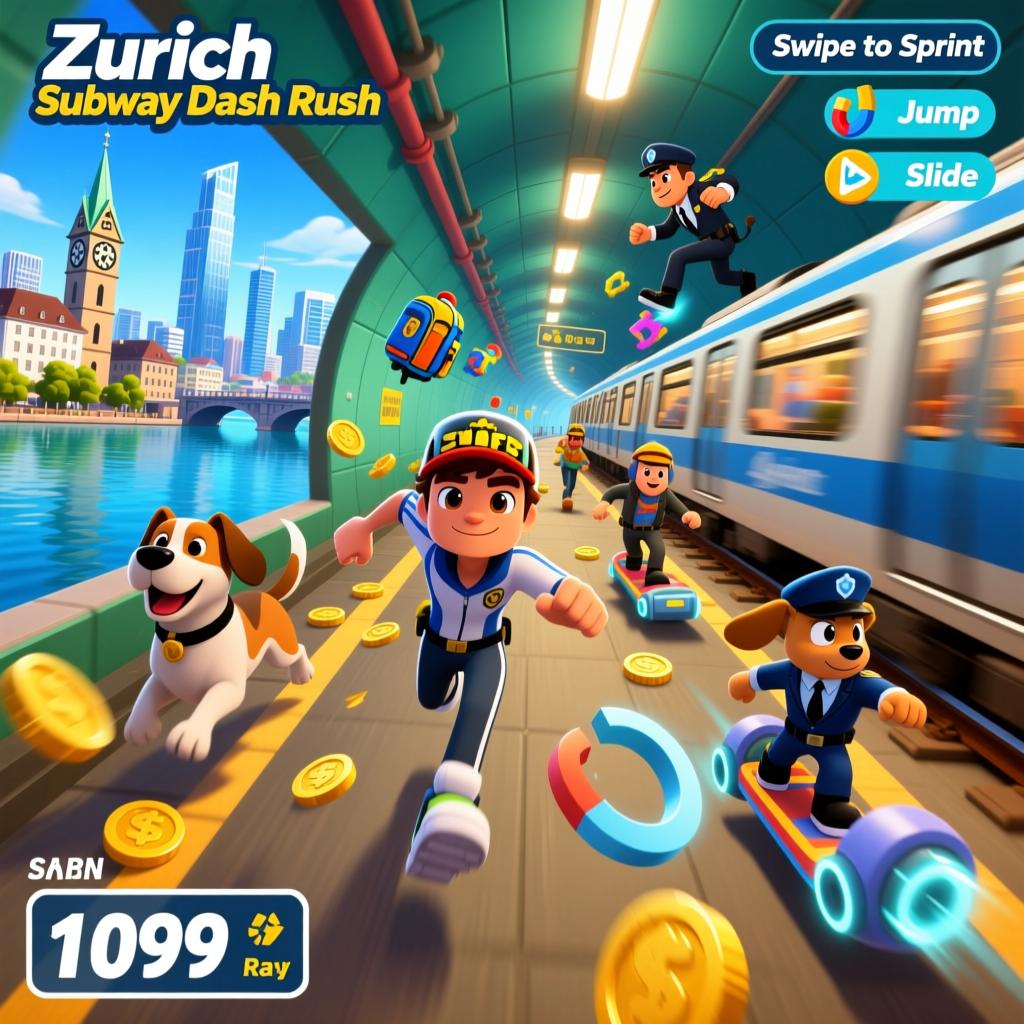 Zurich Subway Dash Rush